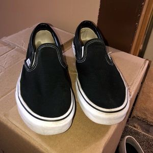 Black Vans WOMENS 8